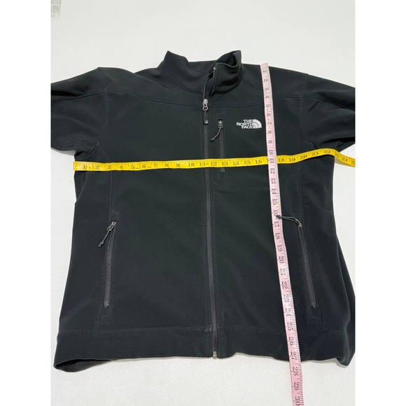 The North Face Apex Softshell Jacket Full‎ Zip Black Mens Large - Picture 14 of 15